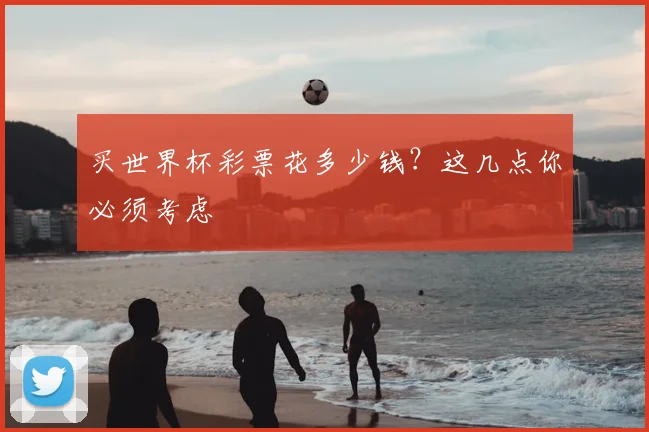 买世界杯彩票花多少钱？这几点你必须考虑